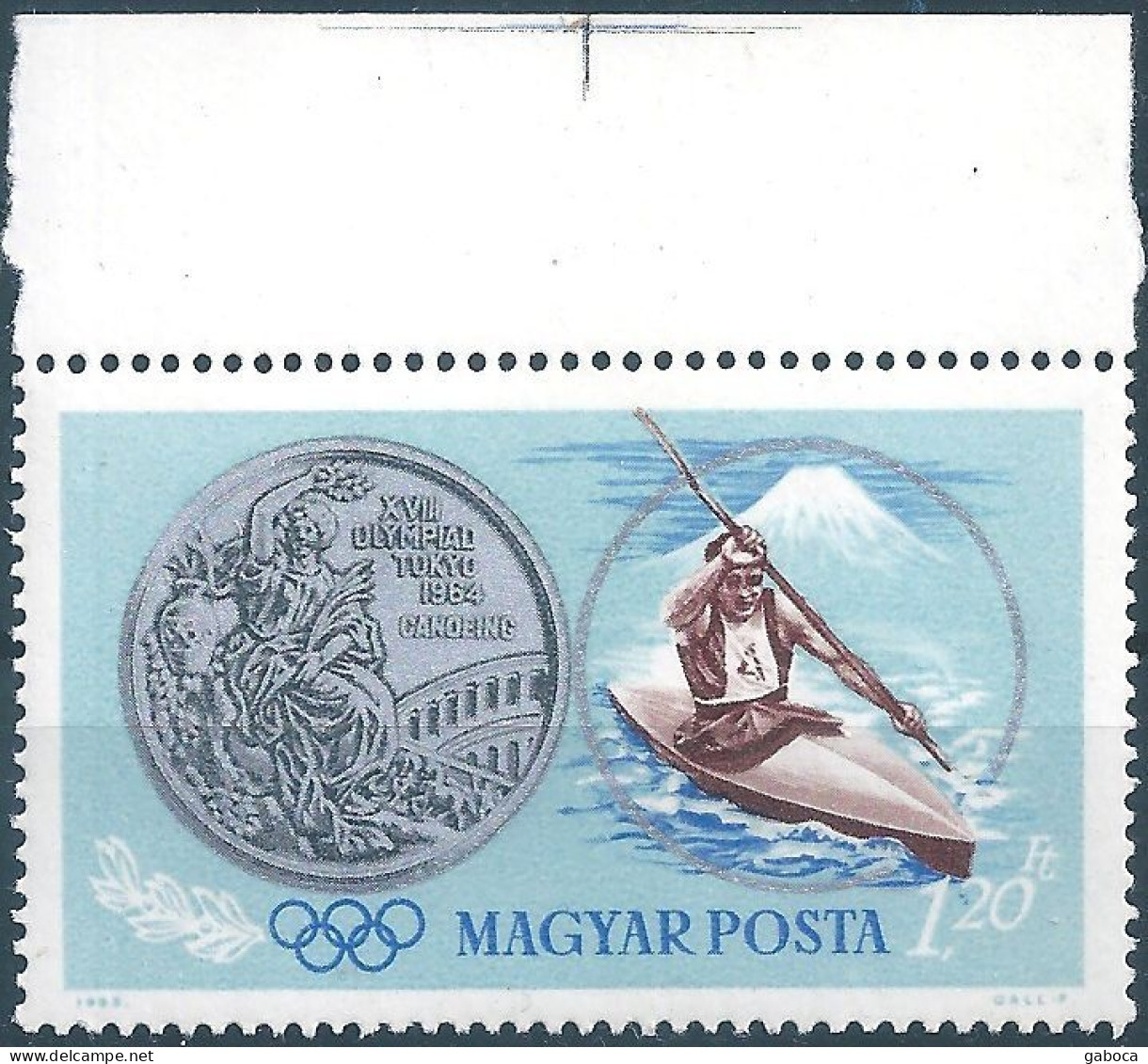 C5752 Hungary Olympics Tokyo Water Sport Kayaking  Medallist MNH RARE - Ete 1964: Tokyo