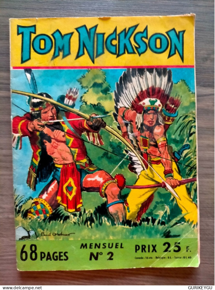 Bd Tom Nickson N° 2  EO  éditions  Mondiales DEL DUCA 05/09/1957 - Mon Journal