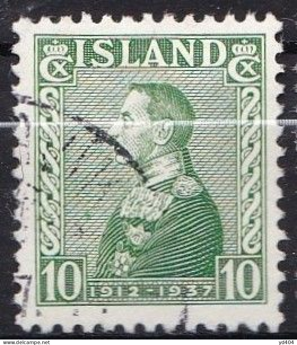 IS033A – ISLANDE – ICELAND – 1937 – KING CHRISTIAN X – SG # 220 USED 28 € - Usados