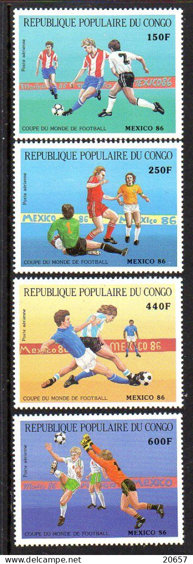 Congo A 349/52 Mondial Football Mexico 86 - 1986 – Mexico