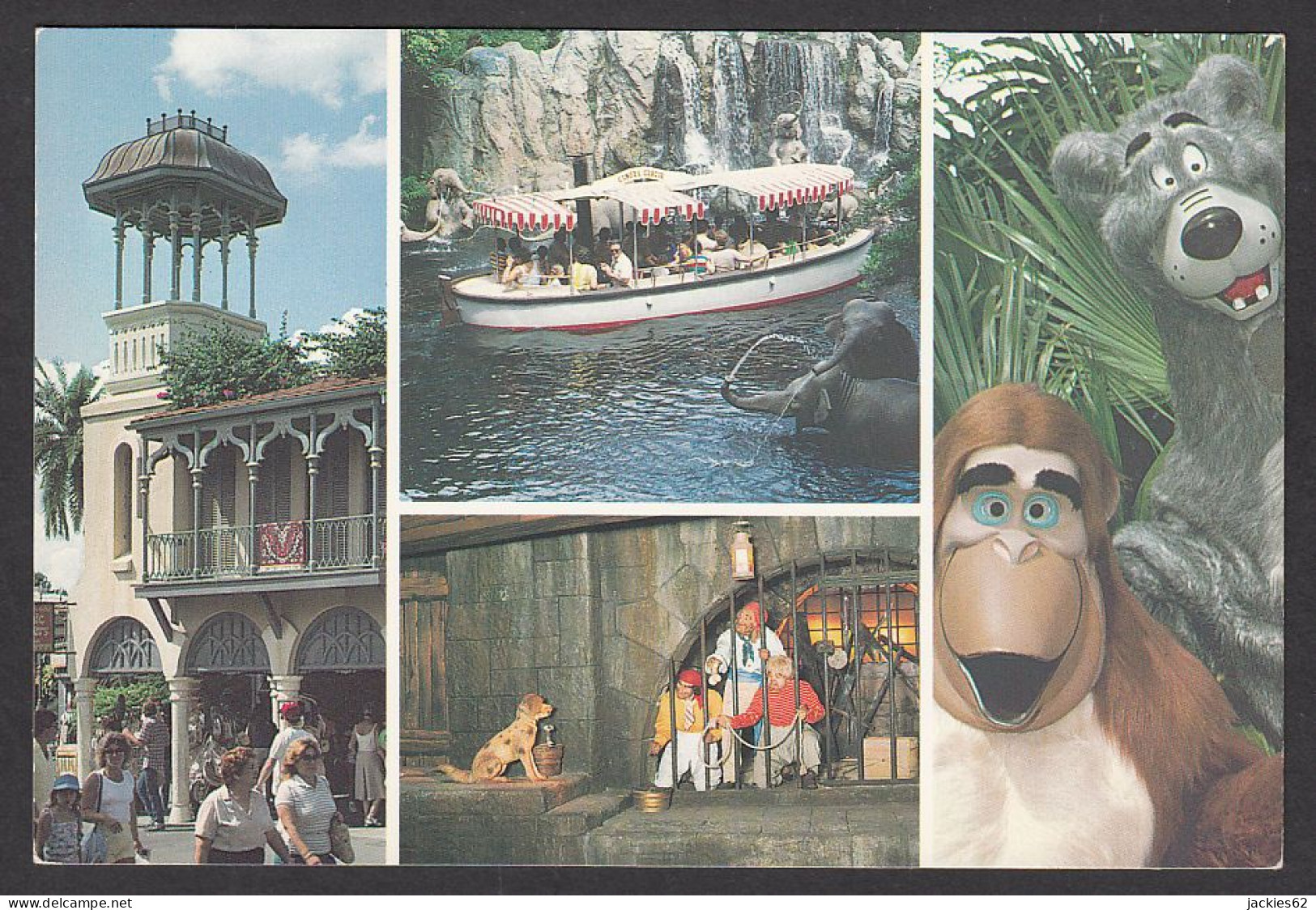 092057/ DISNEYWORLD, The Jungle Cruise And Pirates Of The Caribbean - Disneyworld