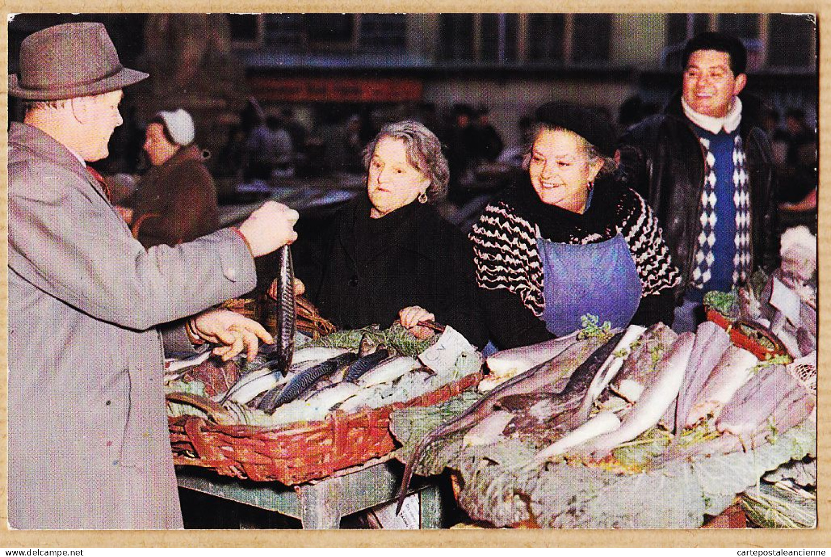 03544 / NICE Maquereaux 3NF/kilo Marché Aux Poissons De La Place SAINT-FRANCOIS St 1960s Edition MONTLUET 193 - Marchés, Fêtes