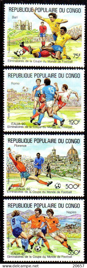 Congo A 389/92 Mondial Football Italia 90 - 1990 – Italien
