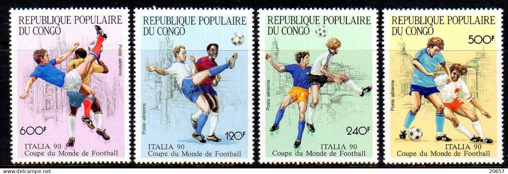 Congo A 394/97 Mondial Football Italia 90 - 1990 – Italien