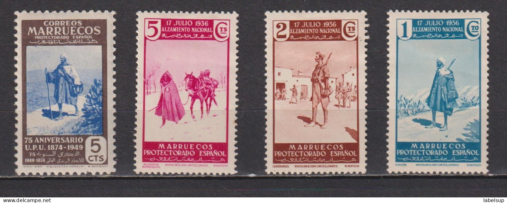 Timbres Neufs* Du Maroc Espagnol 1937 Et 1950 - Marocco Spagnolo