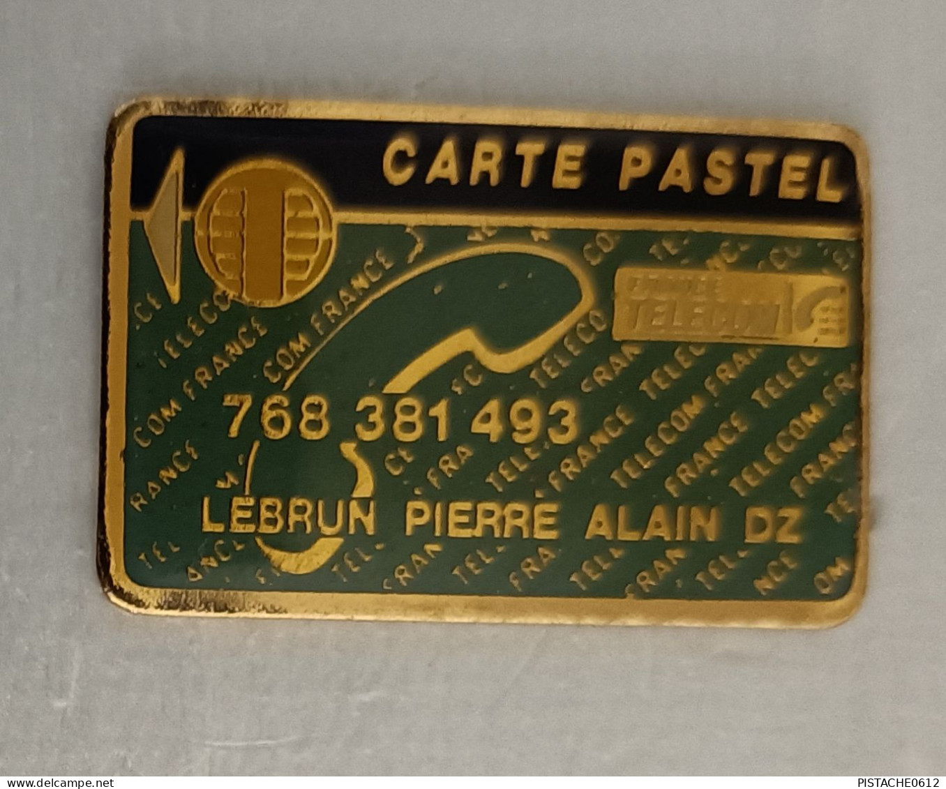 Pin's France Telecom  Carte Pastel - France Télécom