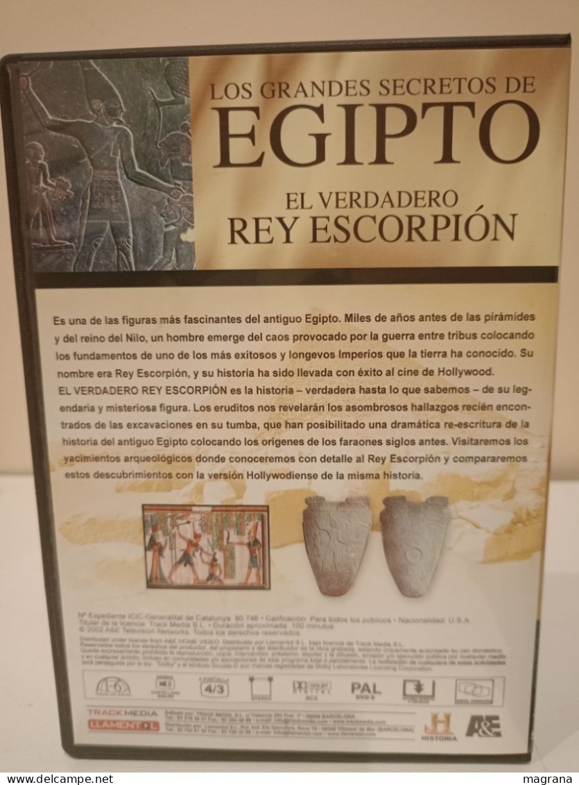 Película Dvd. Los Grandes Secretos De Egipto. El Verdadero Rey Escorpión. 2002. - Geschichte