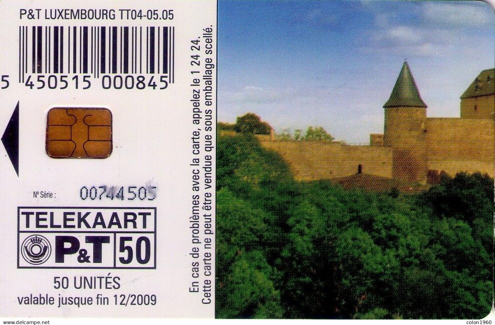 LUXEMBURGO. TT04. Le Château De Bourscheid. 2005-05. (072) - Luxembourg