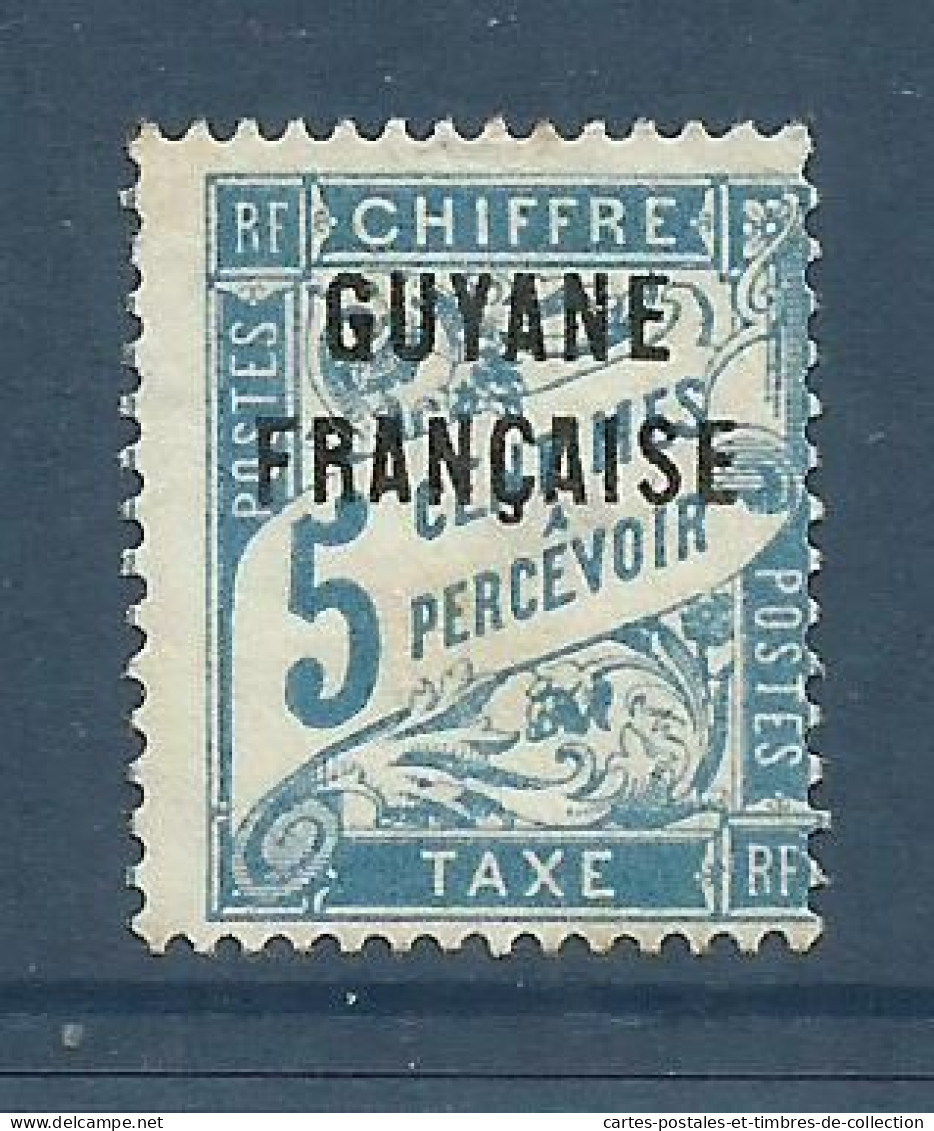 GUYANE FRANCAISE , Timbre Taxe , 1925 - 1927 , N° Y&T 1 , ( * ) , µ - Neufs