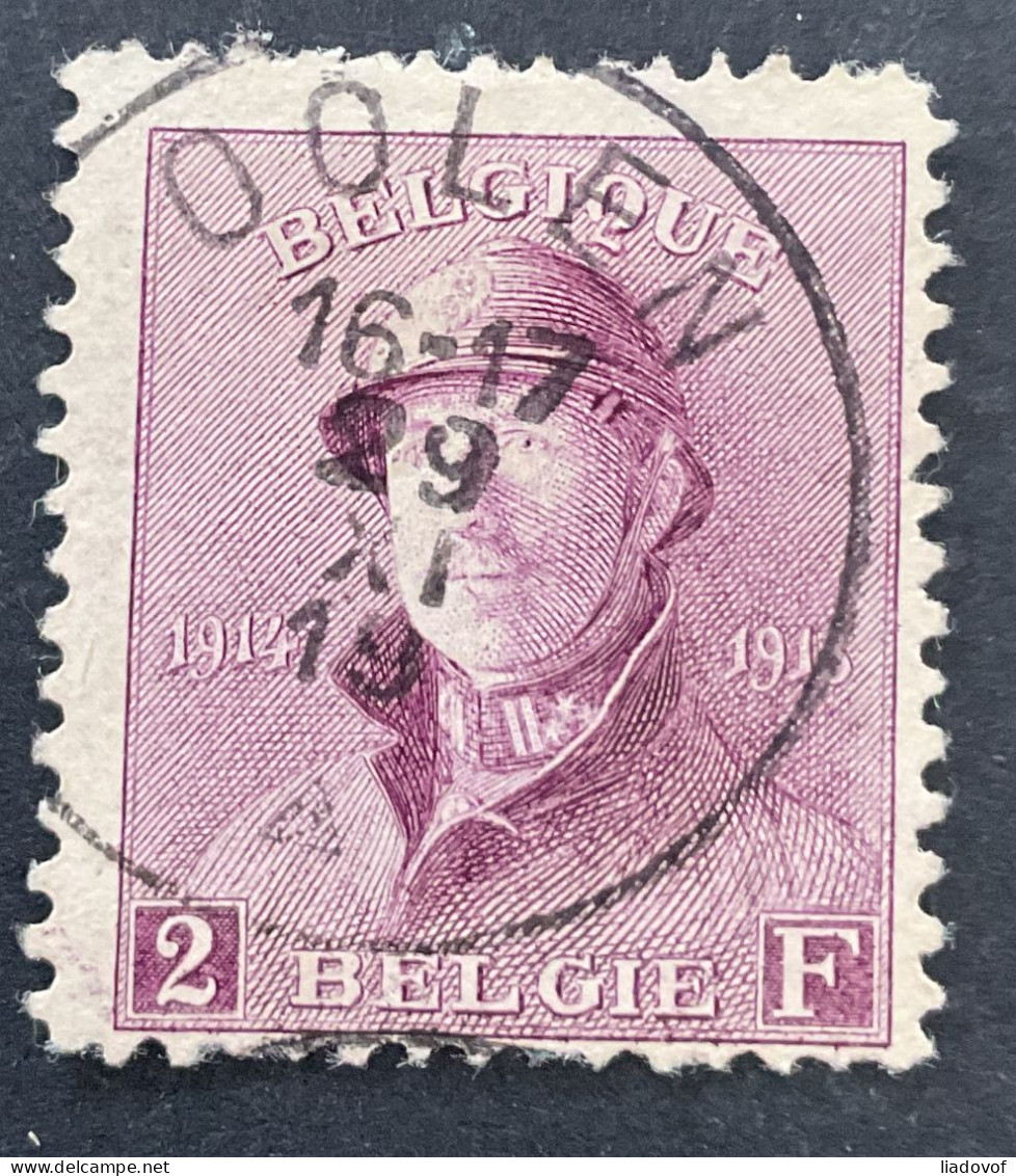OBP 176 - Gestempeld EC OOLEN - 1919-1920 Roi Casqué