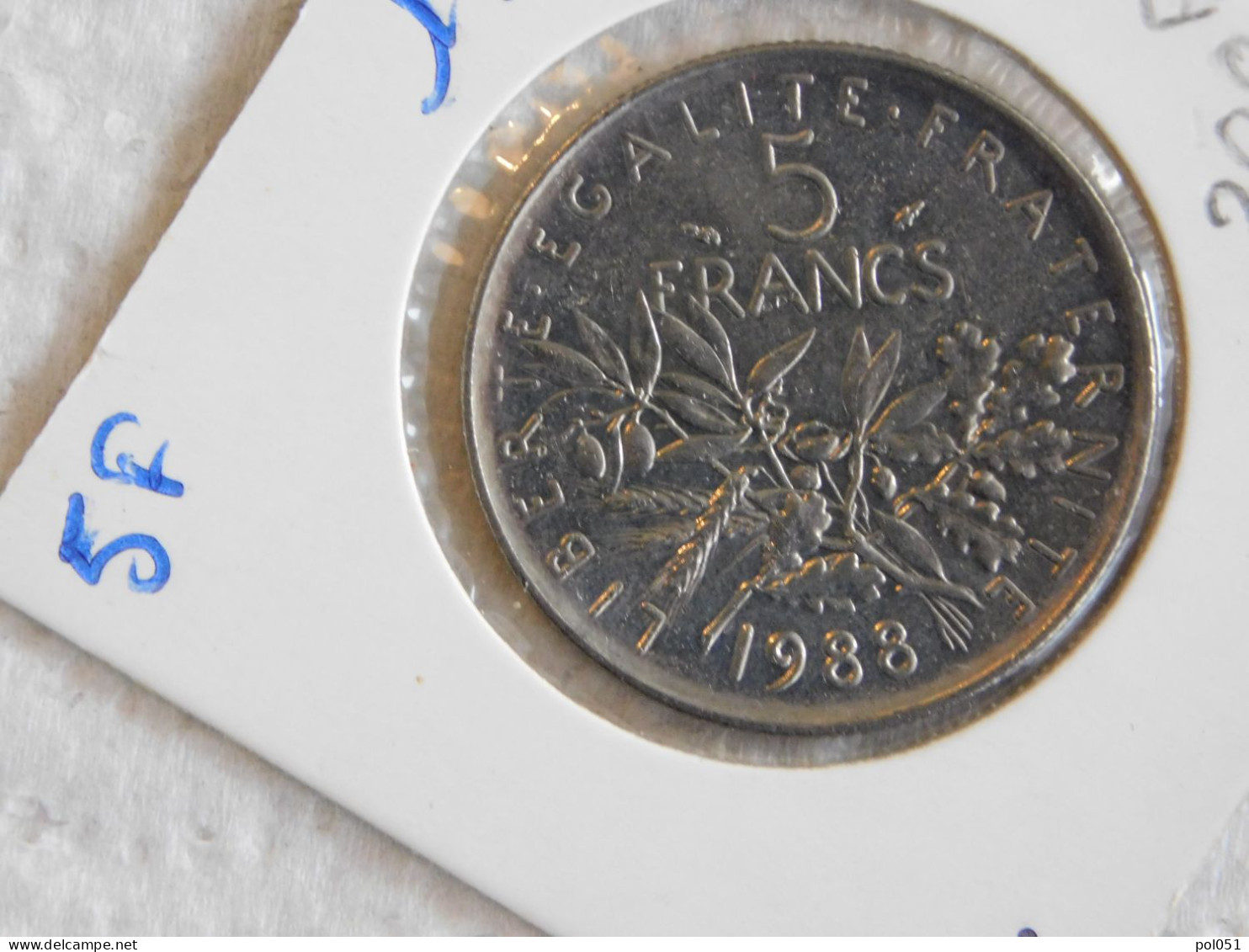 France 5 Francs 1988 SEMEUSE (923) - 5 Francs