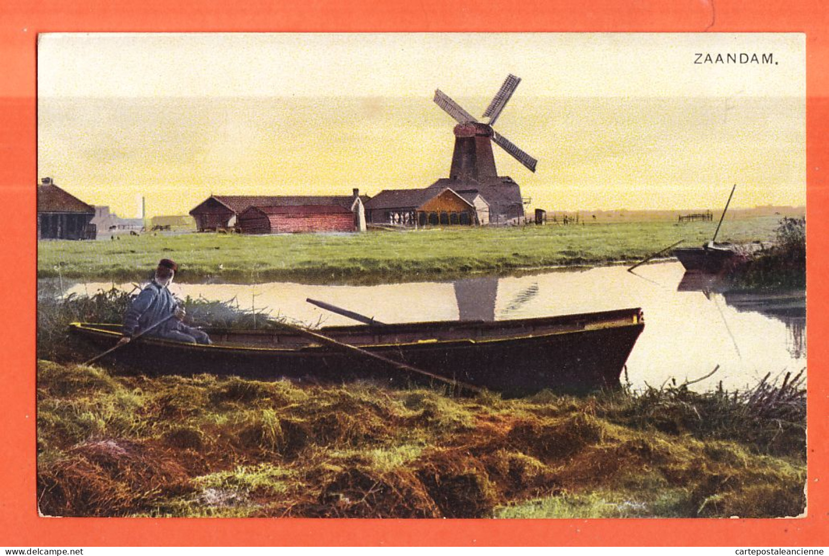 08948 / ⭐ ZAANDAM Noord-Holland Windmolen Kleine Boot - Moulin à Vent Barque 1900s Photocromie 1408 Netherlands - Zaandam