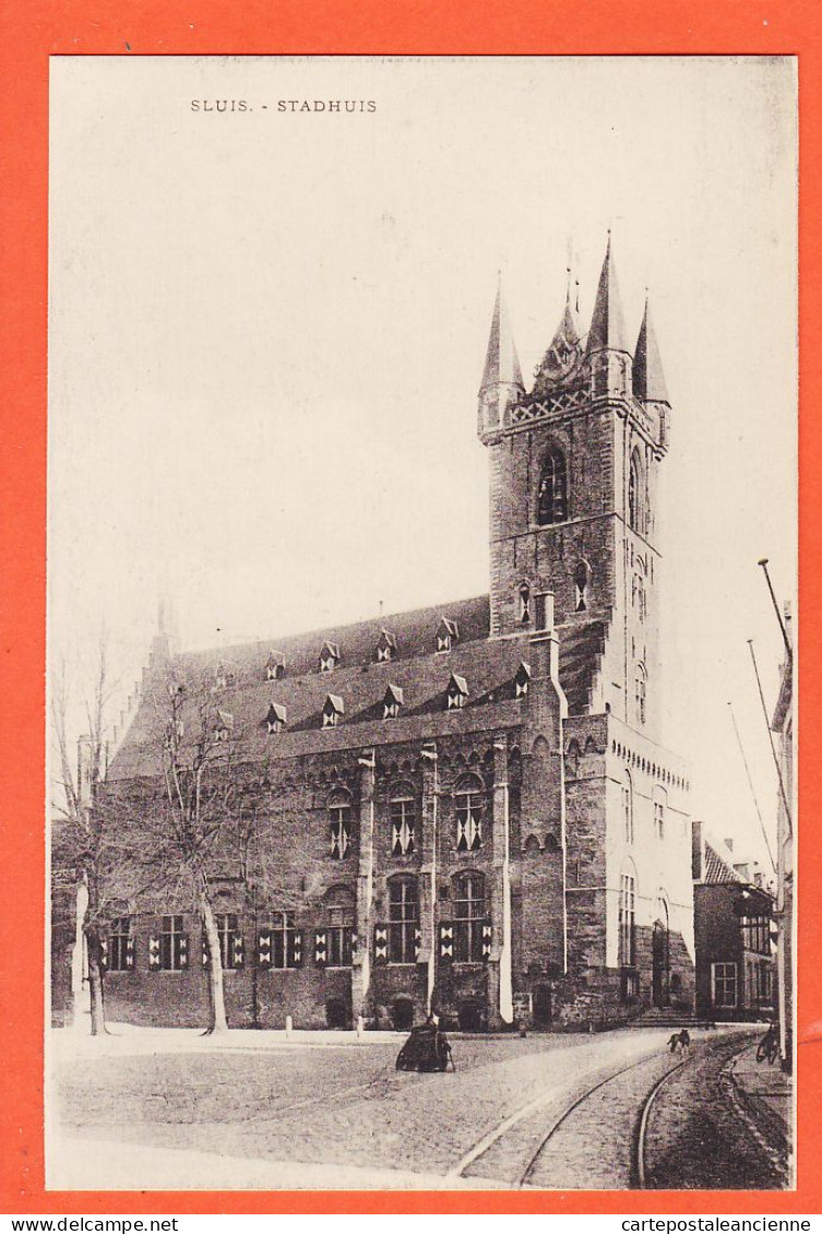 08961 / ⭐ ◉ ( In Perfecte Stat ) SLUIS Zeeland Stadhuis Hotel De Ville 1910s Holland Hollande - Sluis