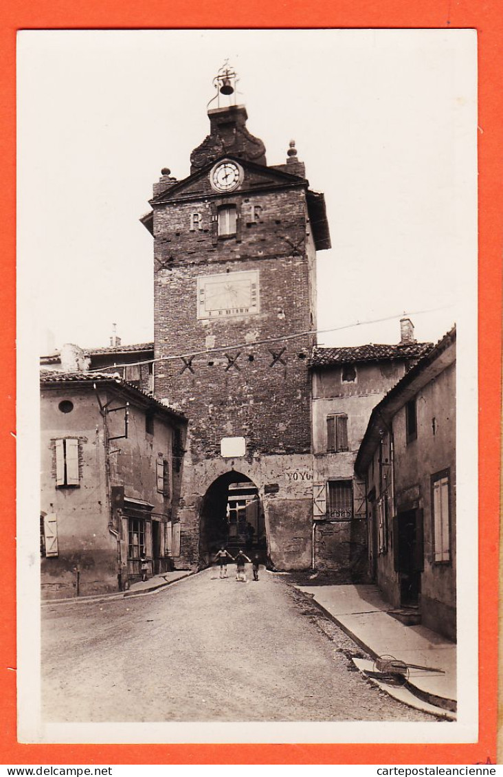 08713 / ♥️ ⭐ ◉ Rare VERDUN-sur-GARONNE 82-Tarn Garonne Horloge Et Pont LEVIS 1950s Edition Tabacs-Restaurant BARDEAU - Verdun Sur Garonne