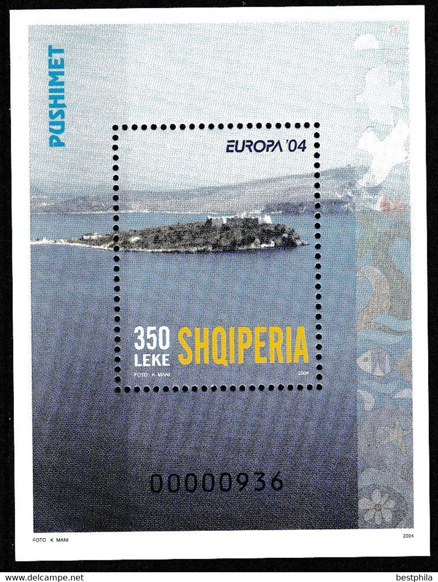 Europa Cept - 2004 - Albania, Albanien - 1.Mini S/Sheet - (Holidays) ** MNH - 2004