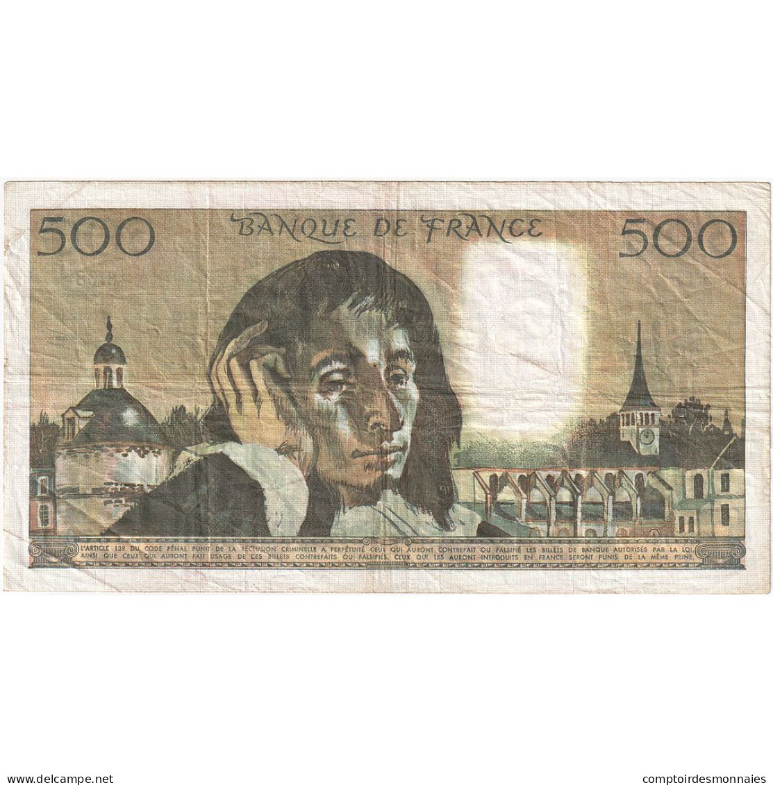 France, 500 Francs, Pascal, 1979-06-07, E.98, TB+ - 500 F 1968-1993 ''Pascal''