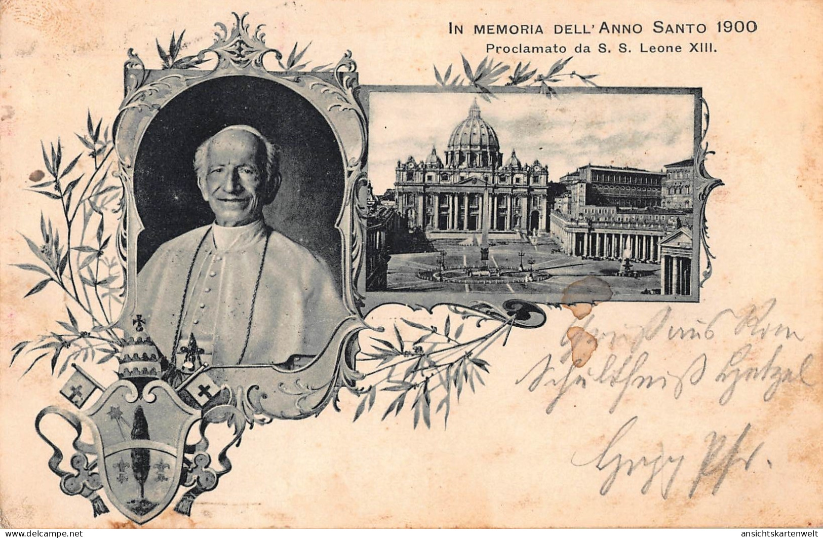 Vatikan: Papst Leone XIII Litho Gl1900 #148.023 - Vatikanstadt
