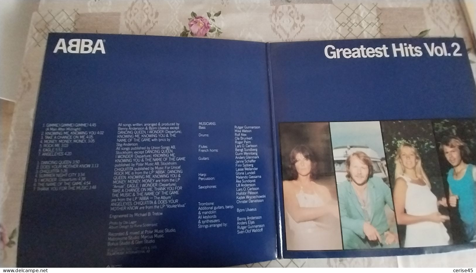 33 TOURS  ABBA GREATEST HITS VOL 2 - Autres - Musique Anglaise