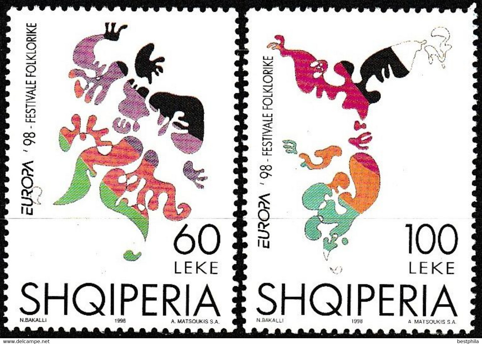 Europa Cept - 1998 - Albania, Albanien ** MNH - 1998