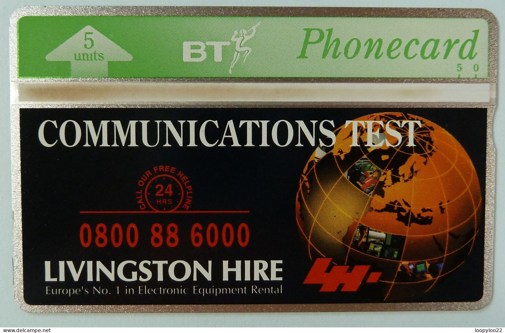 UK - Great Britain - BT & Landis & Gyr - BTP241 - Livingston Hire - 406B - 2050ex - Mint - BT Edición Privada