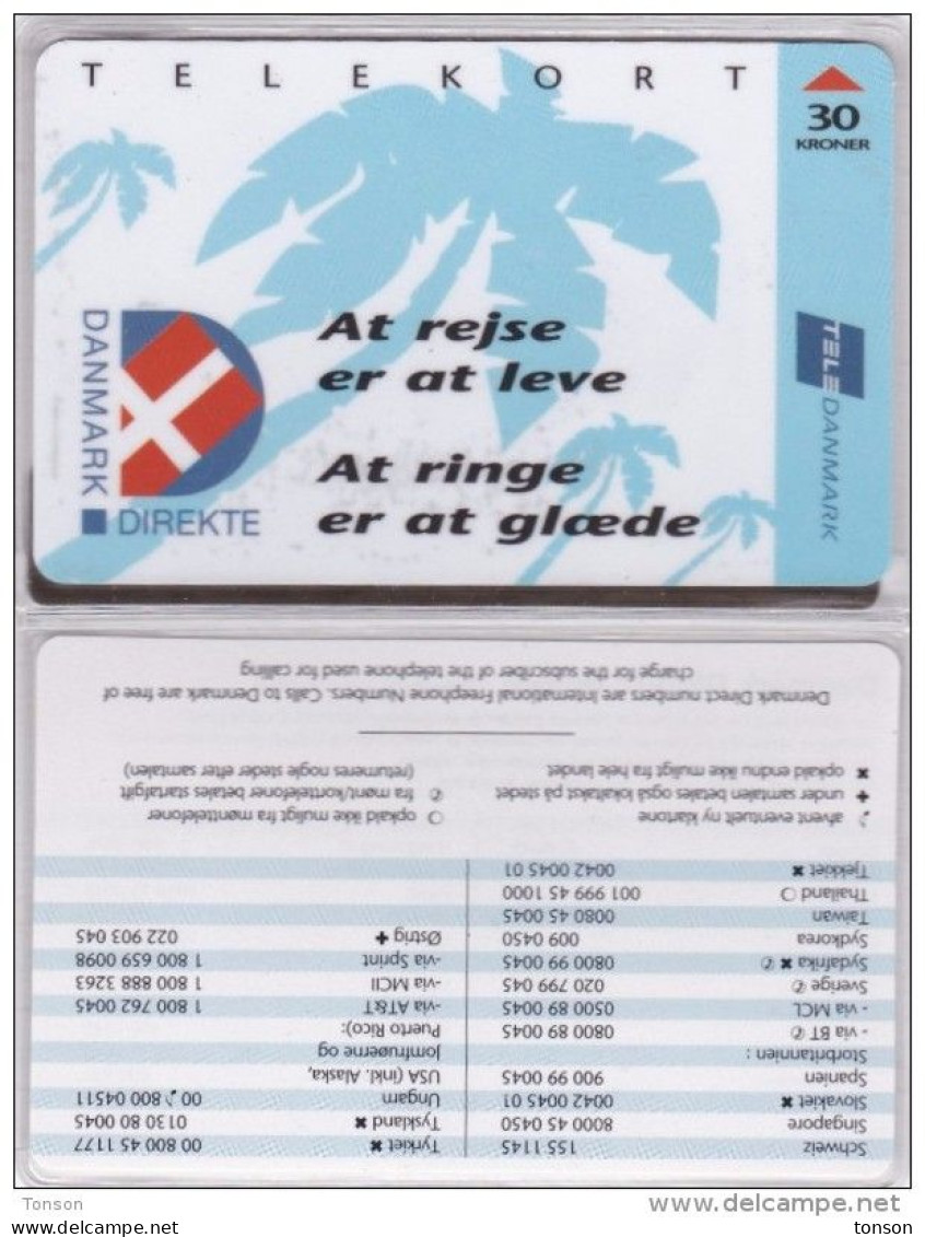 Denmark, CR 001Aa, At Rejse Er At Leve 1, Only 1000 Issued, Mint, 2 Scans. - Dänemark