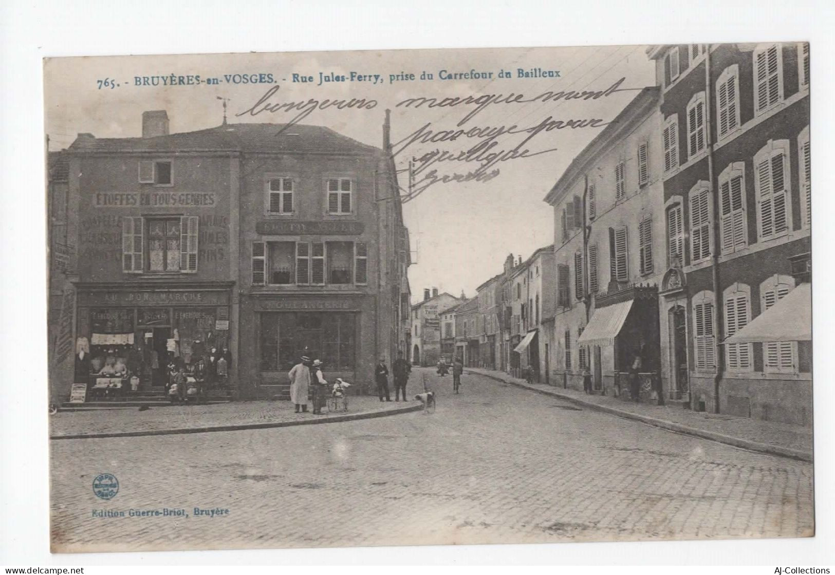 AJC - Bruyeres En Vosges - Rue Jules Ferry, Prise Du Carrefour De Bailleux - Bruyeres