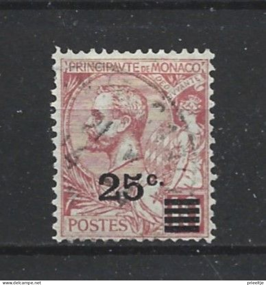 Monaco 1922 Overprint Y.T. 52 (0) - Oblitérés