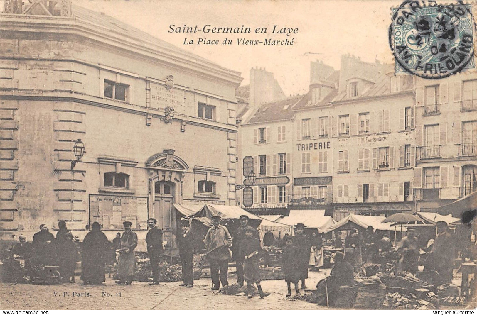 CPA 78 SAINT GERMAIN EN LAYE / LA PLACE DU VIEUX MARCHE - St. Germain En Laye