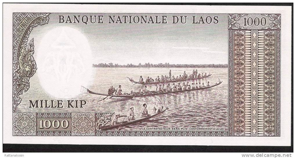 LAOS   P14b   1000  KIP   1963 Signature 6    UNC. - Laos