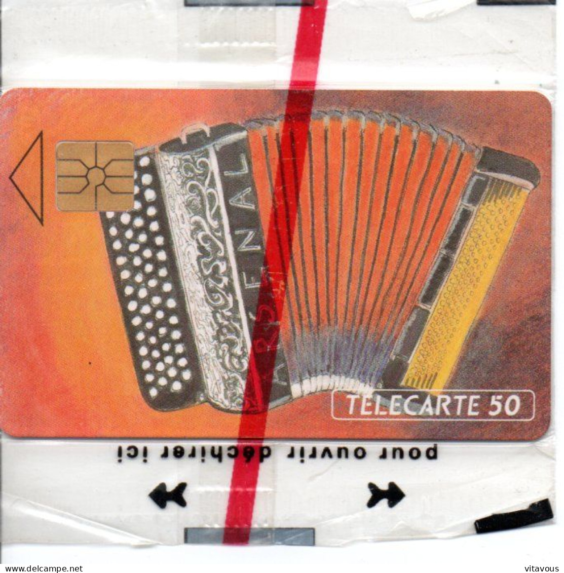 EN 456a Instrument De Musique Accordéon Arsenal  Café Télécarte FRANCE 50 UnitésNSB  Phonecard  (G 1073) - 50 Eenheden