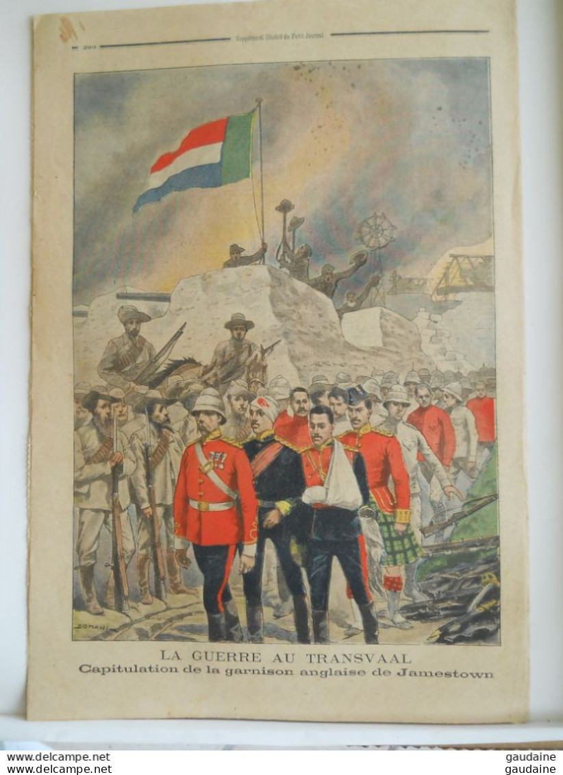 LE PETIT JOURNAL N°553 - 23 JUIN 1901 - TOULON, RETOUR DE CHINE - GUERRE AU TRANSVALL - Le Petit Journal