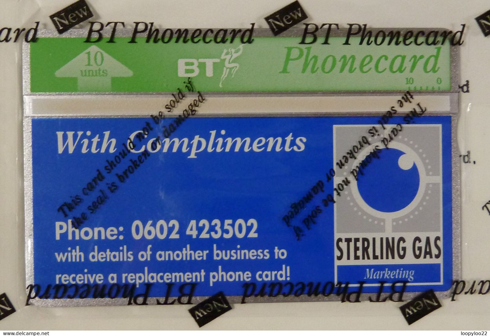 UK - Great Britain - BT & Landis & Gyr - BTP250 - Sterling Gas - 408G - 3000ex - Mint Blister - BT Edición Privada