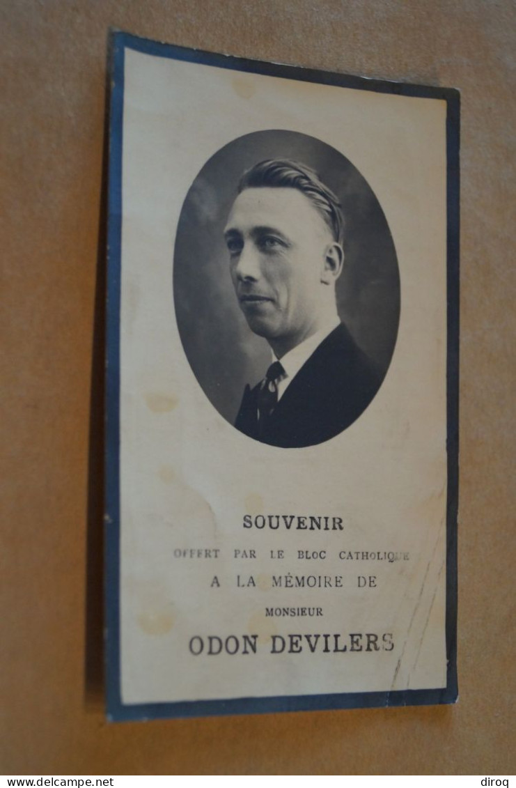 Odon Devilers ,Souvret ? à Identifier - Obituary Notices