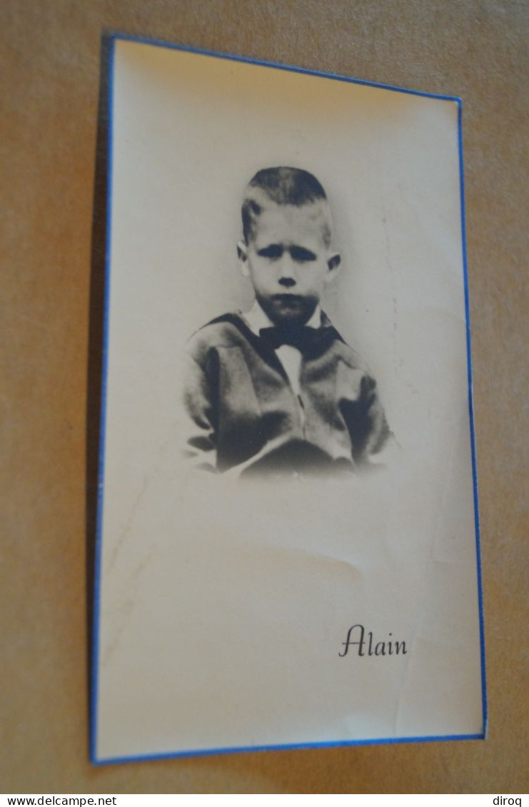 Enfant, Alain Troussart ,Namur ? 1949-1957 - Décès