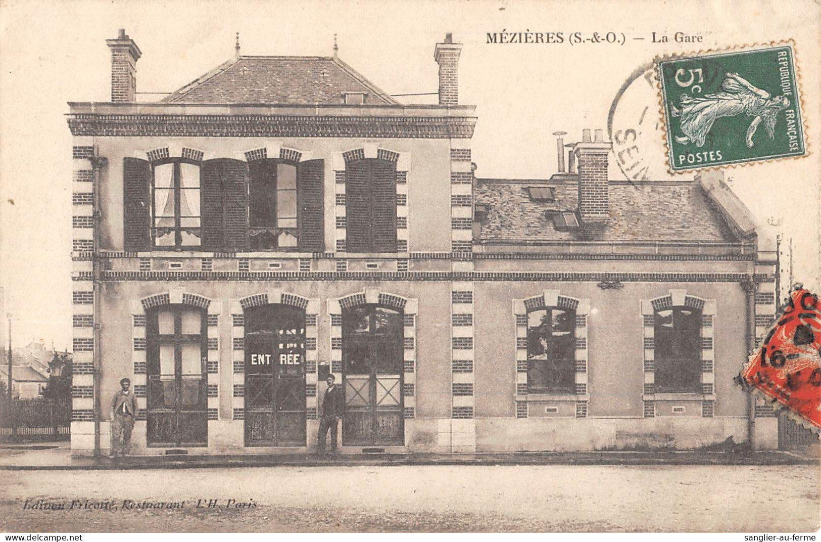 CPA 78 MEZIERES / LA GARE - Other & Unclassified