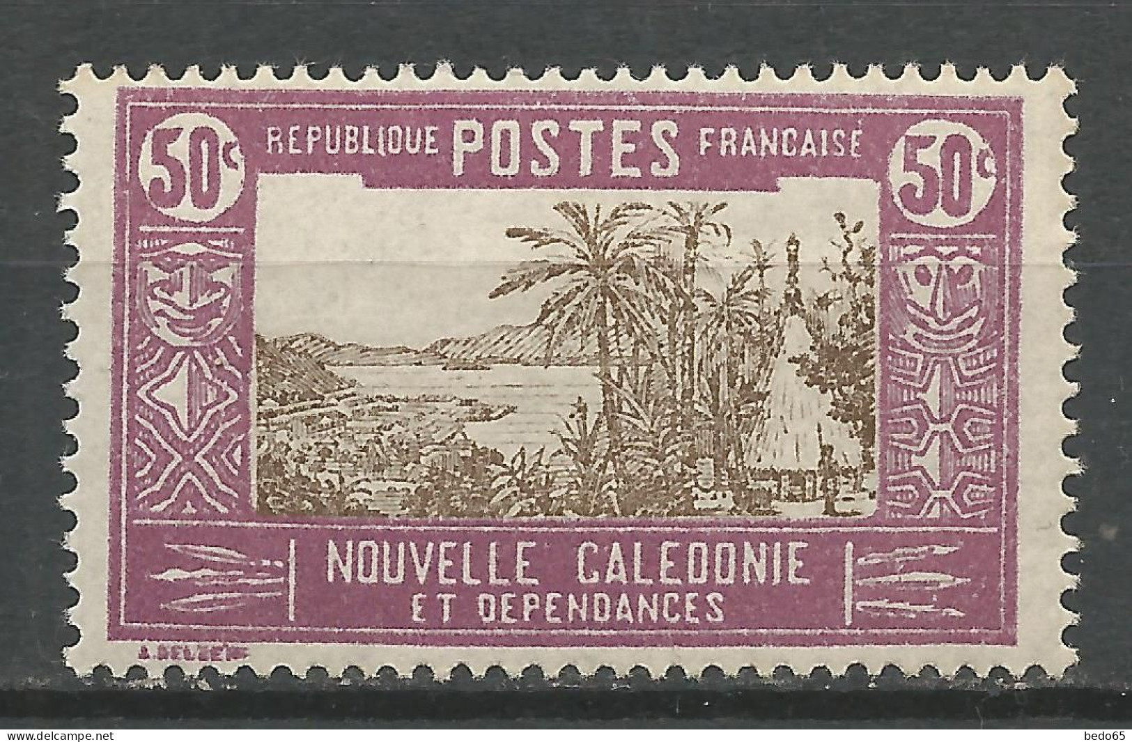 NOUVELLE-CALEDONIE N° 150 NEUF* INFIME TRACE DE CHARNIERE  / Hinge / MH - Unused Stamps