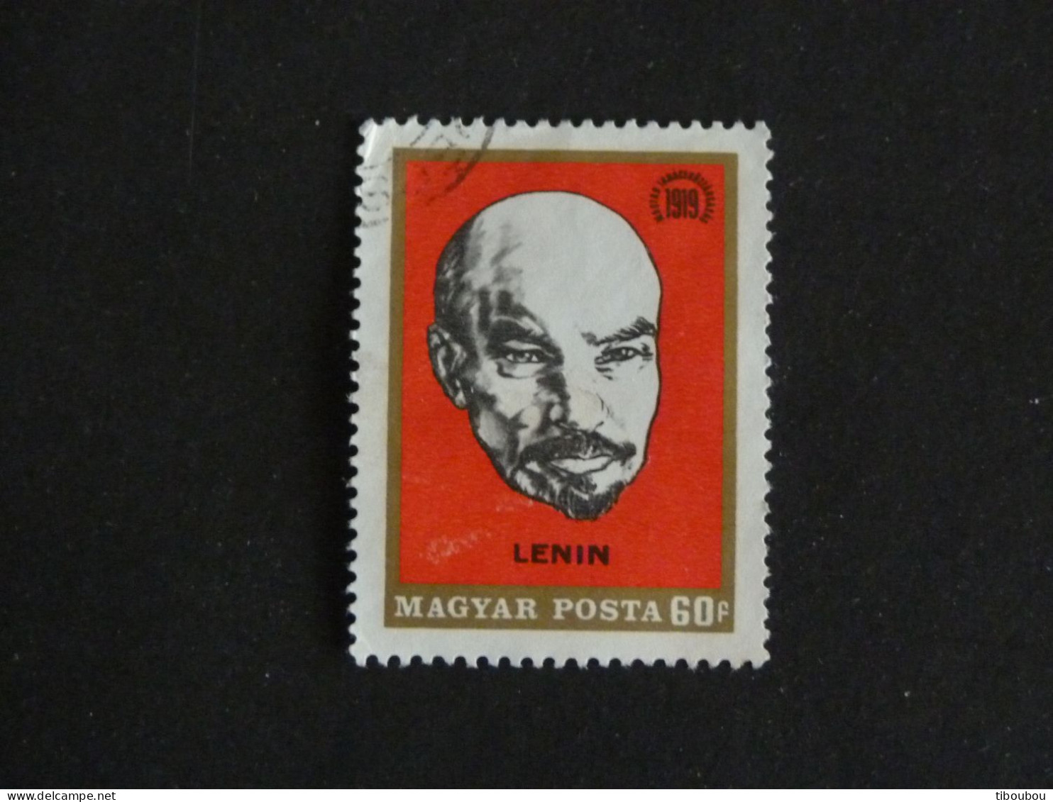 HONGRIE HUNGARY MAGYAR YT 2029 OBLITERE - LENINE LENIN - Used Stamps