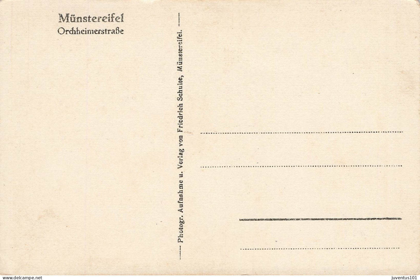 CPA Bad Münstereifel-Orchheimerstrasse-RARE        L2722 - Bad Muenstereifel