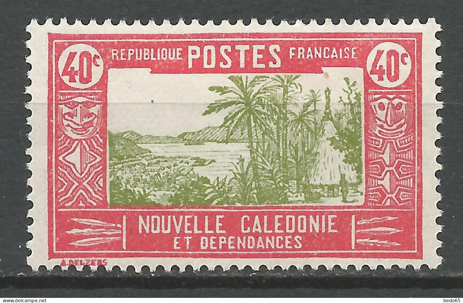 NOUVELLE-CALEDONIE N° 148 NEUF*  TRACE DE CHARNIERE  / Hinge / MH - Neufs