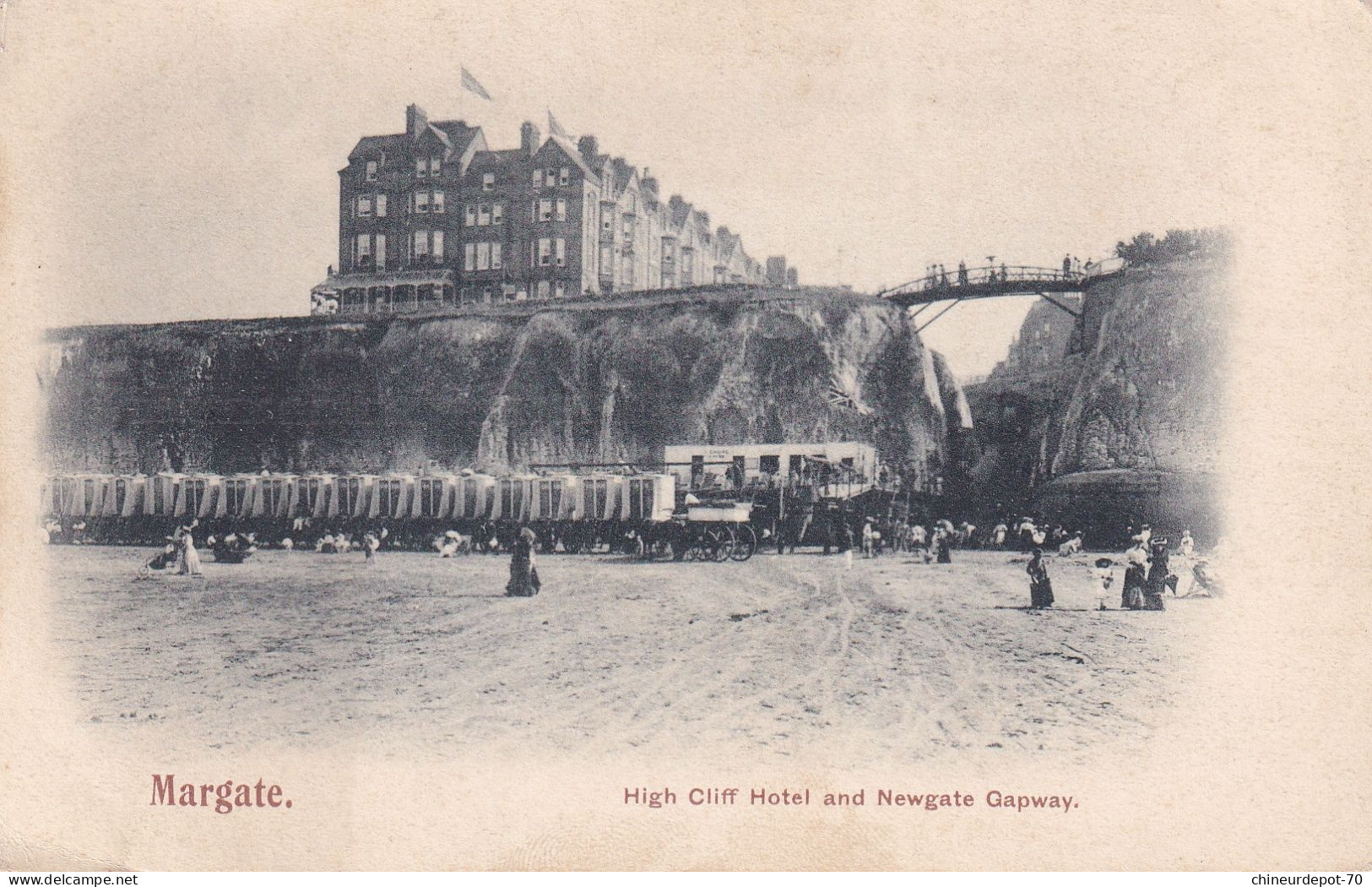 Margate High Cliff Hotel And Newgate Gapway - Margate