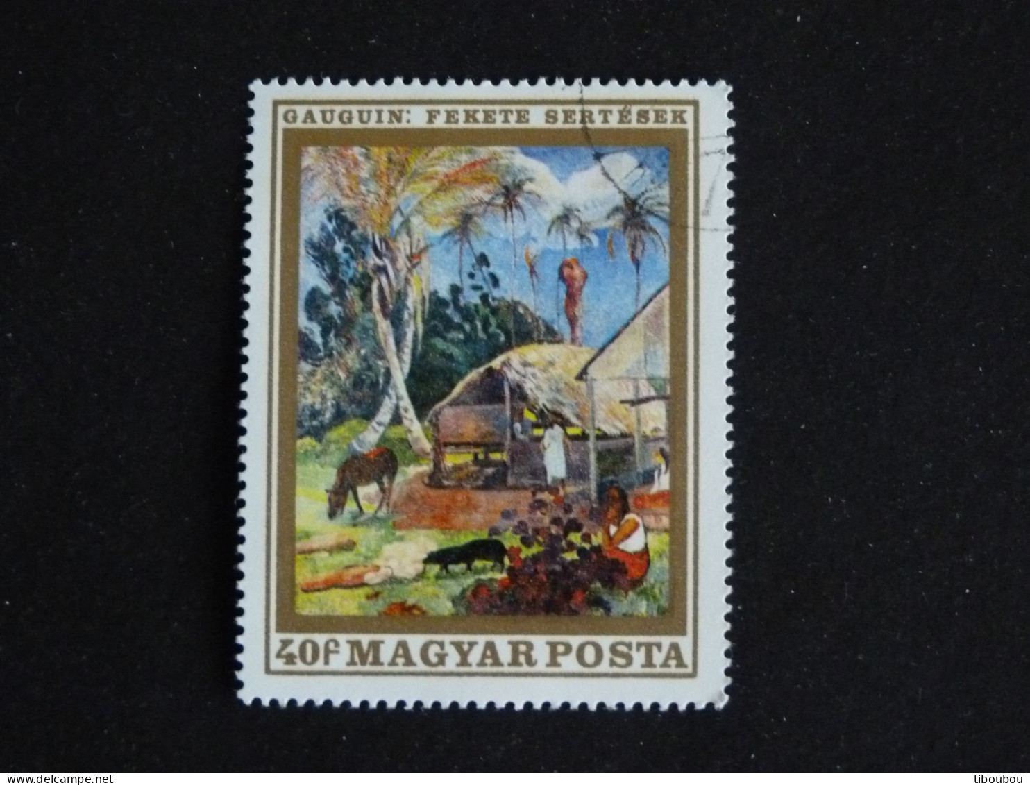 HONGRIE HUNGARY MAGYAR YT 2044 OBLITERE - PAUL GAUGUIN PEINTRE - Used Stamps