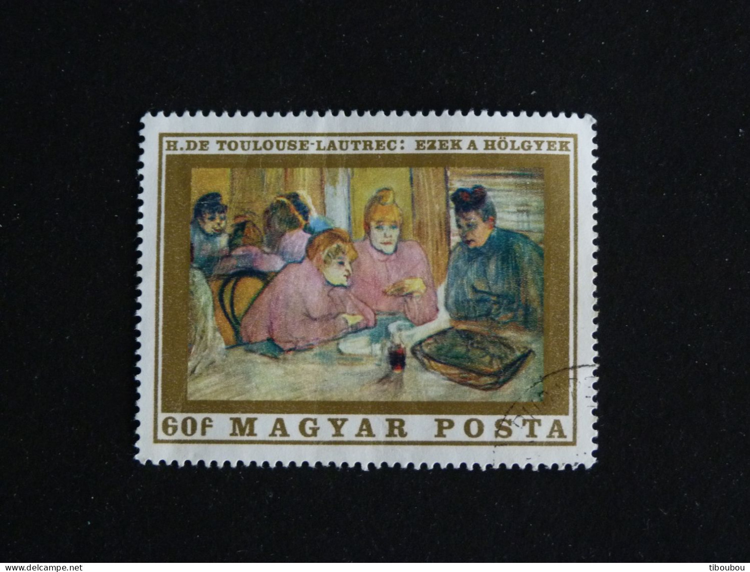 HONGRIE HUNGARY MAGYAR YT 2045 OBLITERE - TOULOUSE LAUTREC PEINTRE - Used Stamps