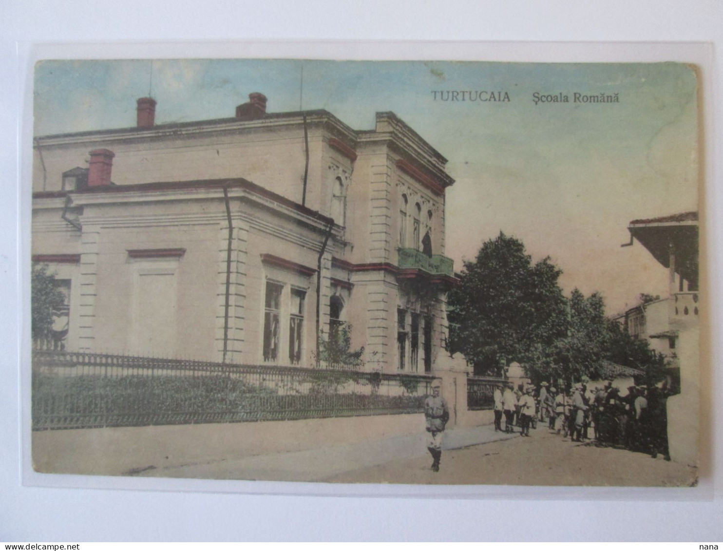 Bulgaria Former/ancienne Romania:Turtucaia/Tutrakan:Ecole Romaine/Romanian School,c.p.1921/postcard 1921 - Bulgarien