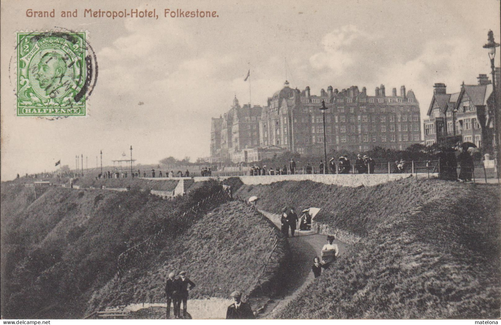 ROYAUME-UNI ANGLETERRE KENT FOLKESTONE GRAND AND METROPOL-HOTEL - Folkestone