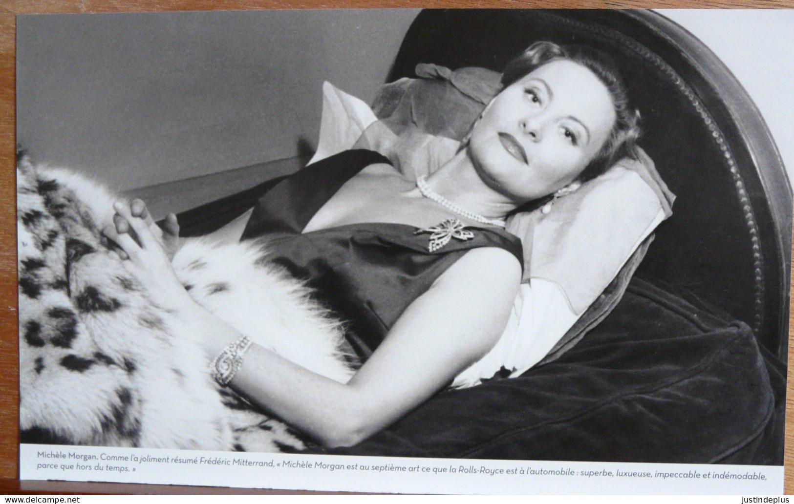 MICHELE MORGAN SUPERBE LUXUEUSE IMPECCABLE INDEMODABLE GRAND FORMAT - Famous People