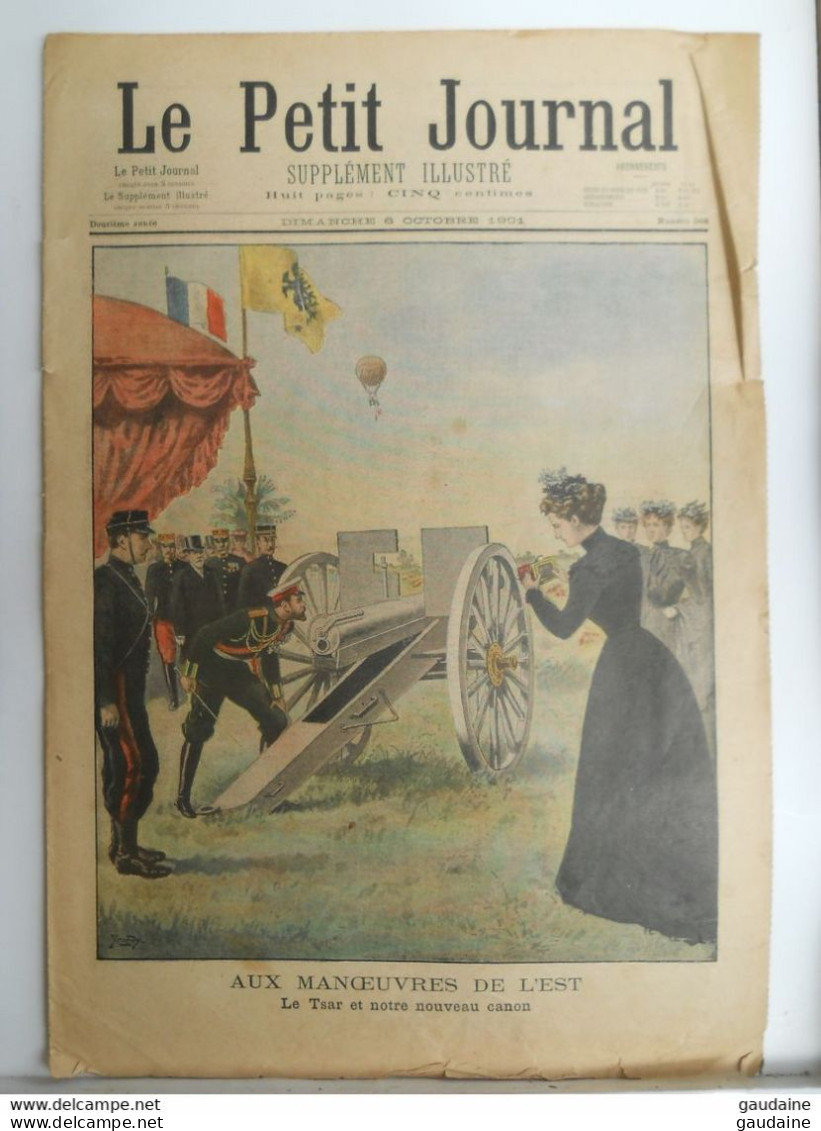LE PETIT JOURNAL N°568 - 6 OCTOBRE 1901 - LE TSAR DE RUSSIE NICOLAS II  EN FRANCE - Le Petit Journal