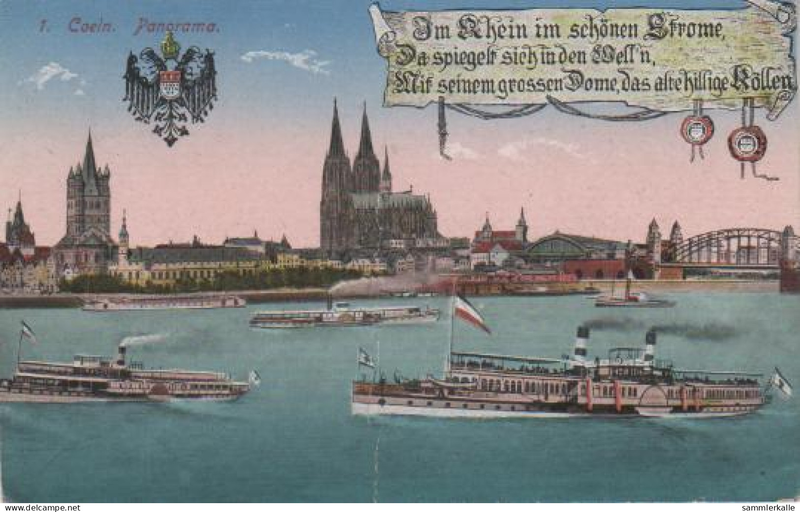 7236 - Coeln Köln - Panorama - 1925 - Koeln