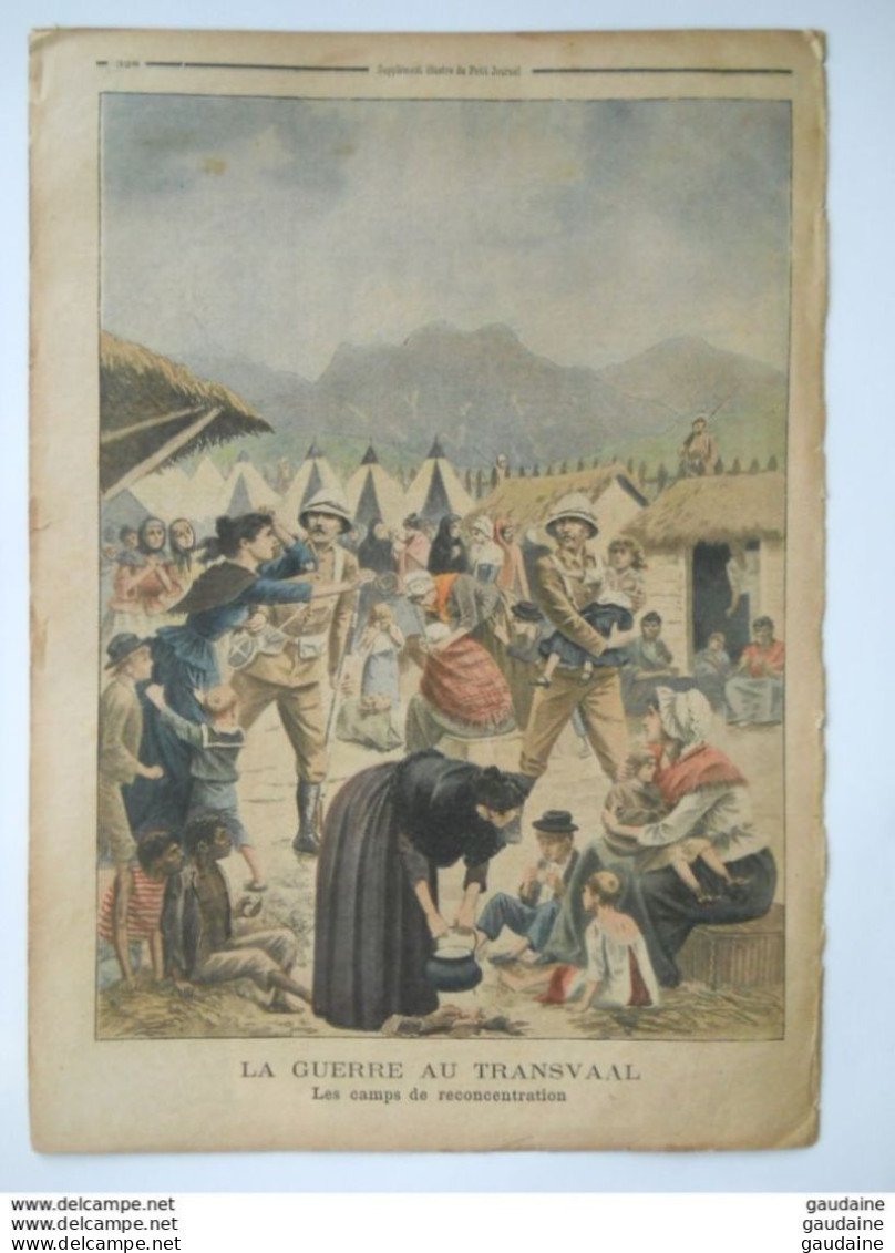 Le Petit Journal N°569 - 13 Octobre 1901 - Retour De Chine Du Général Voyron à Marseille, Guerre De Transvaal - Le Petit Journal