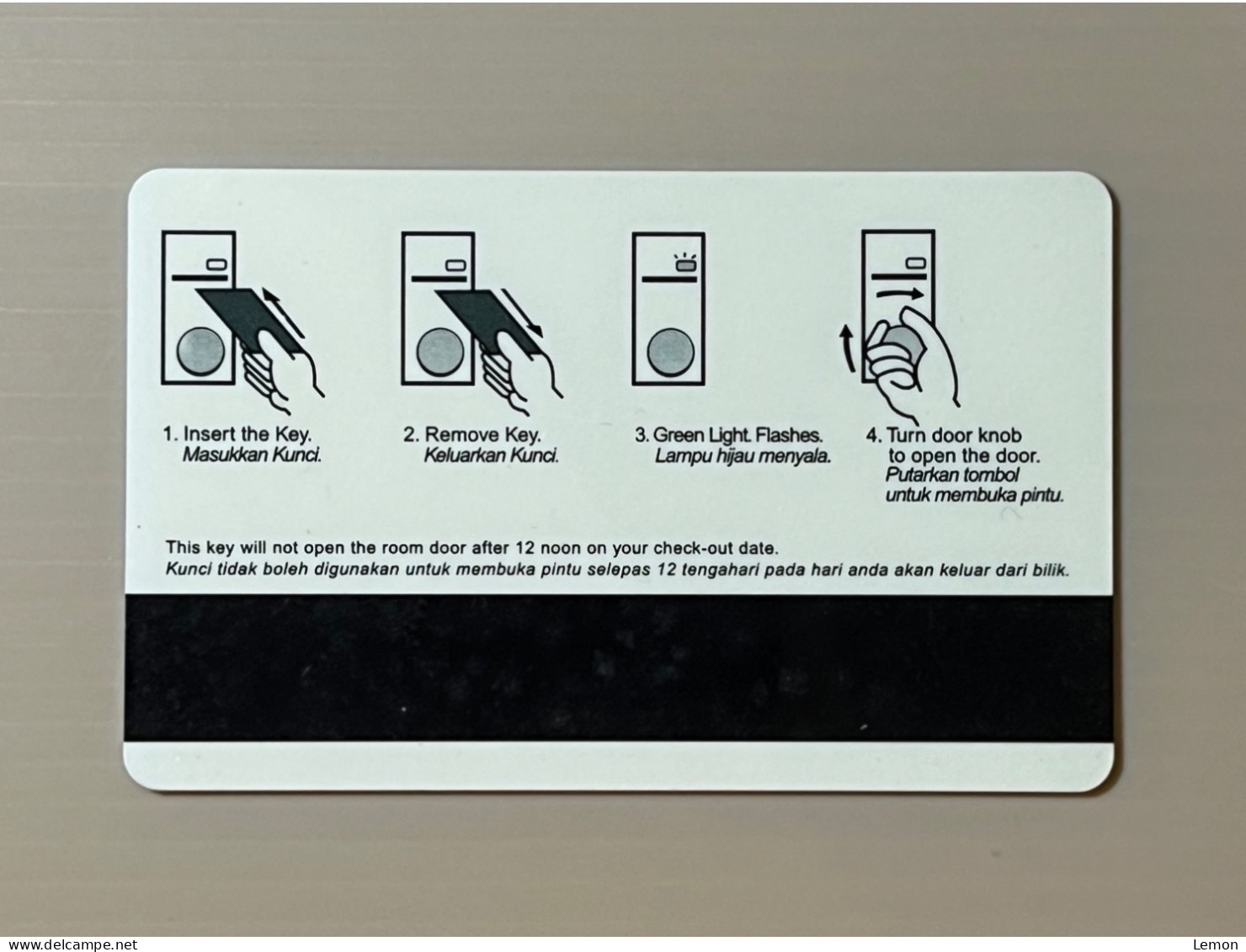 Genting Highland Hotel Room Key Card Keycard, 1 Used Card - Autres & Non Classés