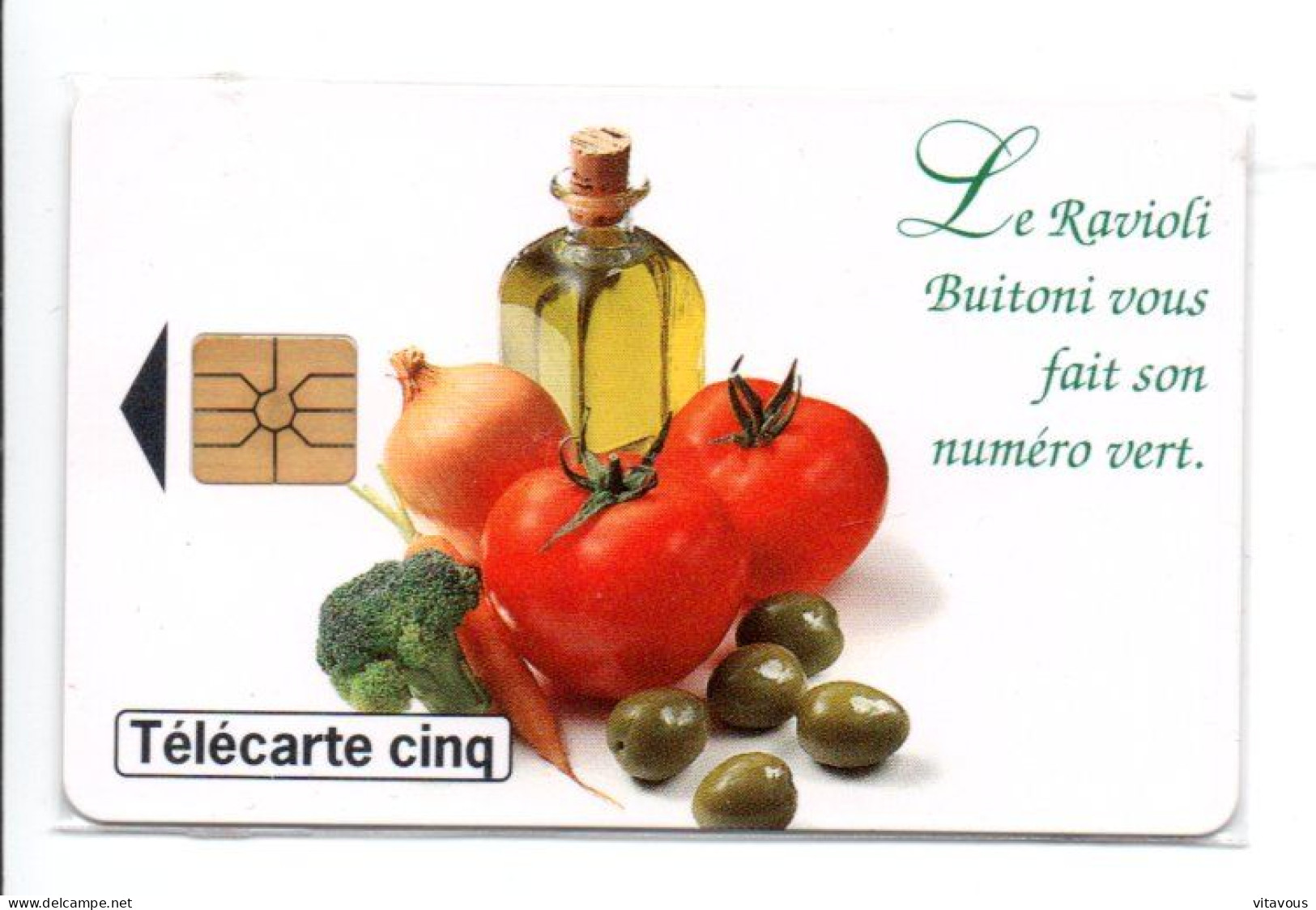 GN 313 BUITONI RAVIOLI Télécarte FRANCE 5 Unités Phonecard  (G 1076) - 5 Eenheden